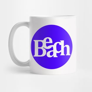 Beach Dark Blue Mug